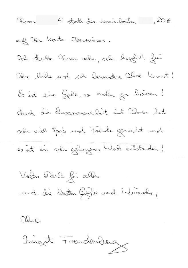 &QUOT;Kundenresonanz&QUOT;