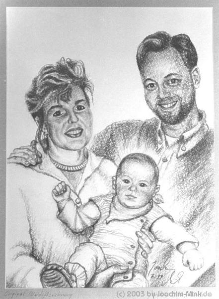 &QUOT;Portraitauftragsarbeit&QUOT;, 
Bleistift auf B�tten, 1999
Copyright by Joachim Mink, Weinheim
NICHT zum Kopieren freigegeben